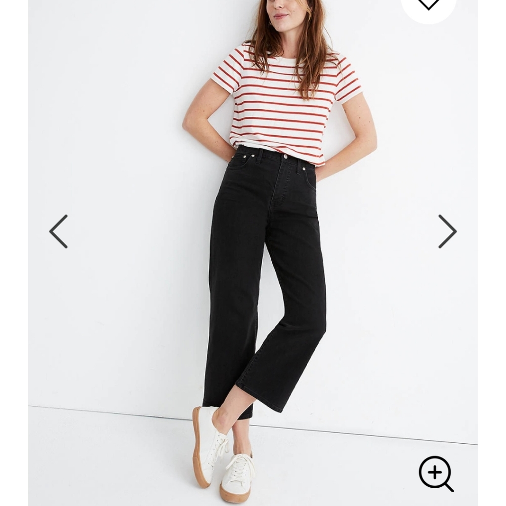 Madewell Slim Wide Leg Jeans